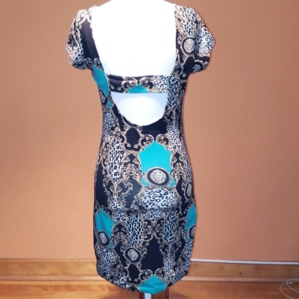 Charlotte Russe animal print body con dress